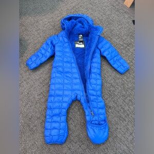 The North Face Blue Kids One Piece Bodysuit
